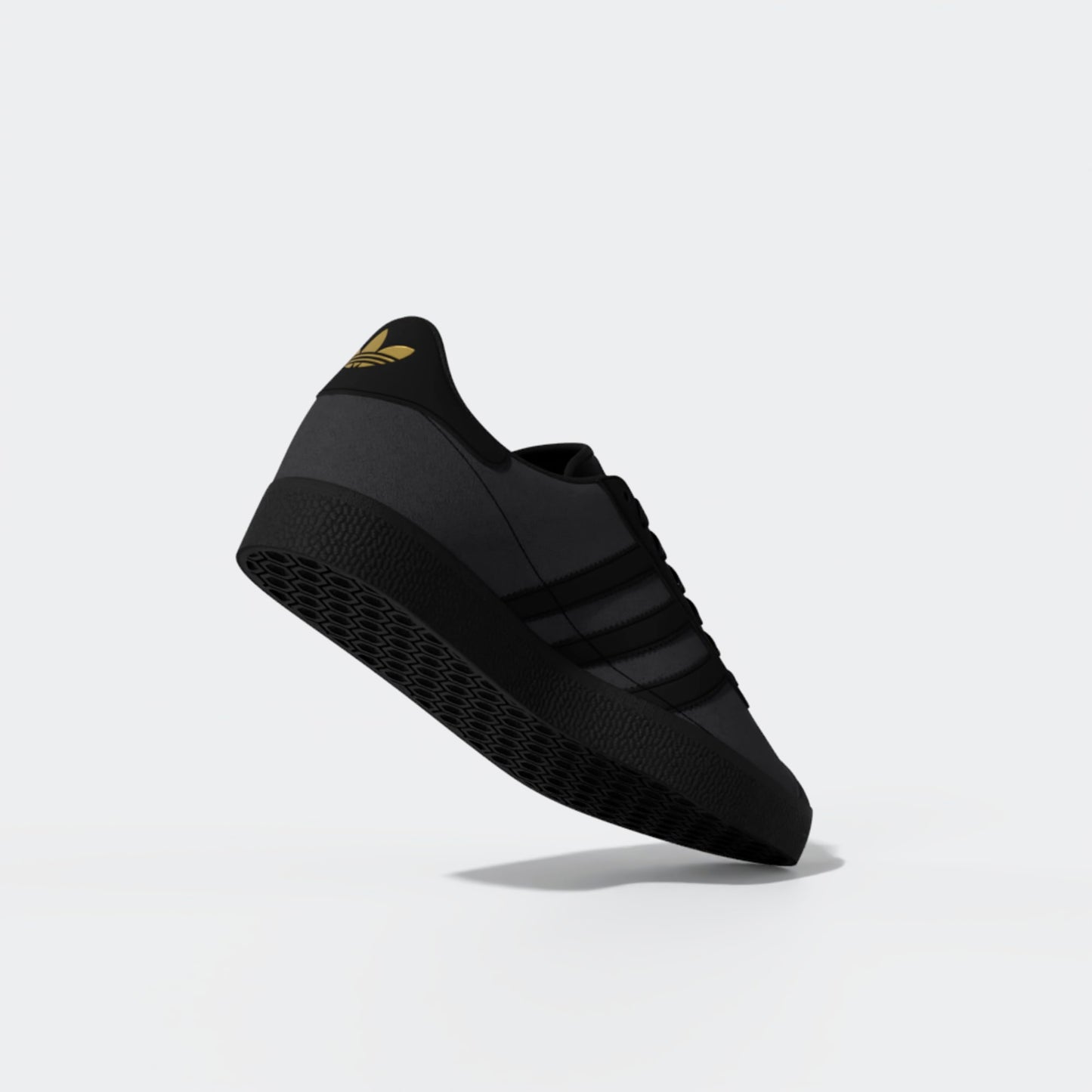 Adidas Gazelle ADV Grey - Black - Gold Metallic