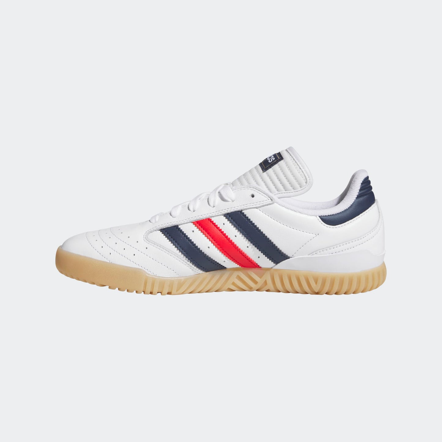 Adidas Busenitz Indoor Super Footwear White - Collegiate Navy - Better Scarlet