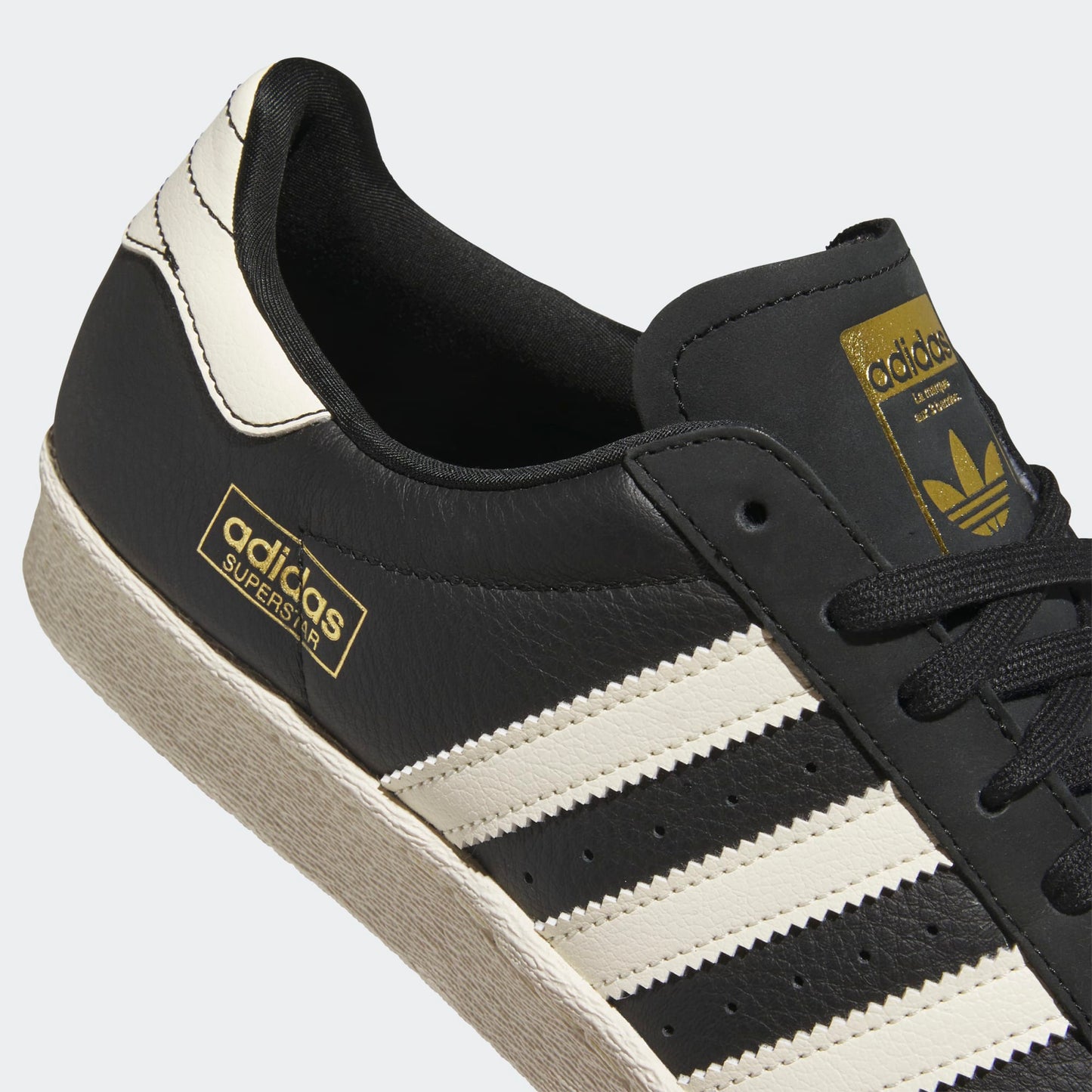 Adidas Superstar 80 ADV Leather Black - Cream - Gold Metallic