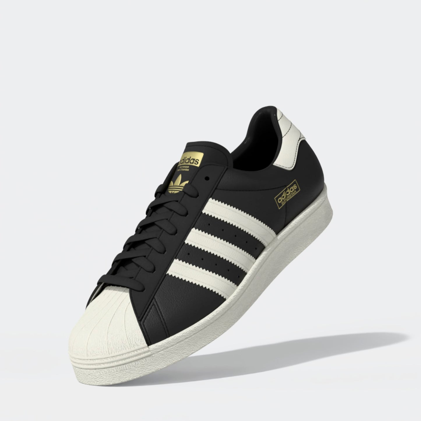 Adidas Superstar 80 ADV Leather Black - Cream - Gold Metallic