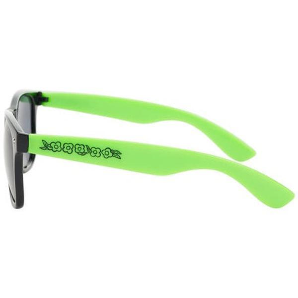 Krooked Eyes Sunglasses Black - Green-Black Sheep Skate Shop