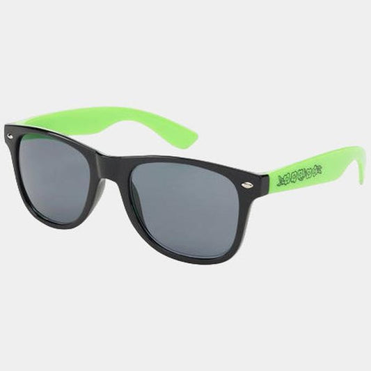 Krooked Eyes Sunglasses Black - Green-Black Sheep Skate Shop