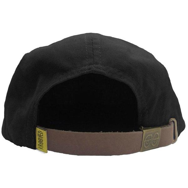 Krooked Shmolo Unstructured Strapback Hat Black-Black Sheep Skate Shop