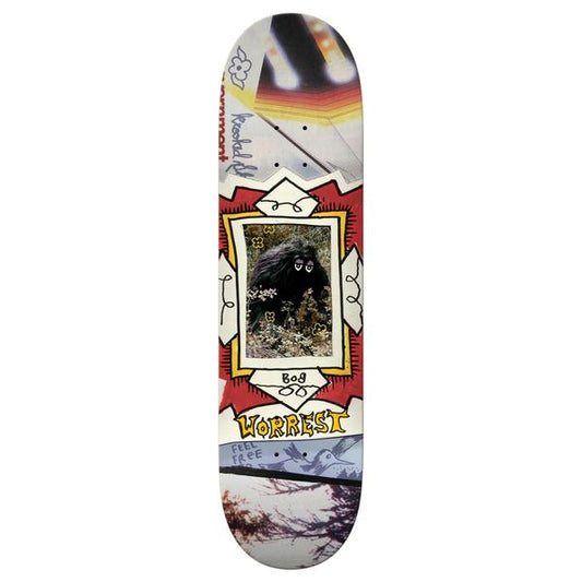Krooked Skateboards Bobby Worrest Bigfoot Slick Bottom Twin Tail Deck 8.3"-Black Sheep Skate Shop