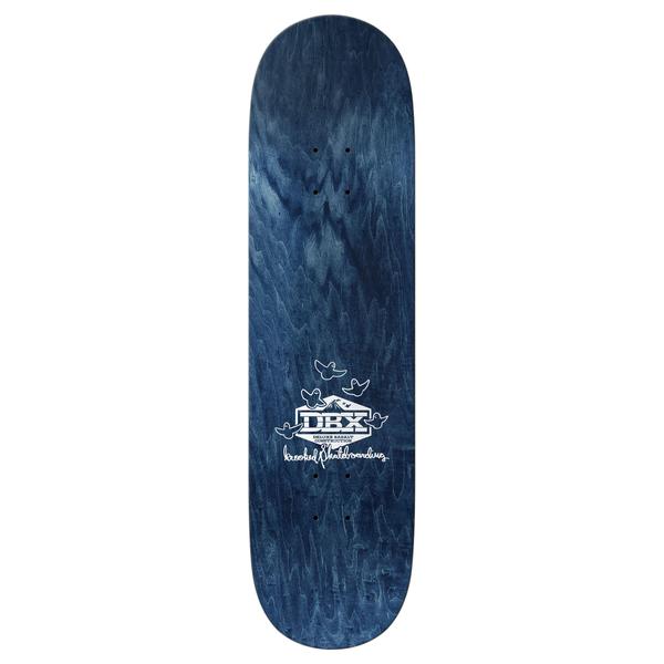Krooked Skateboards Bobby Worrest Struggual DBX Basalt Deck 8.25" Glow Ink-Black Sheep Skate Shop