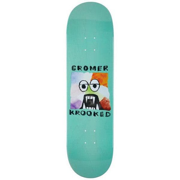 Krooked Skateboards Brad Cromer Fangs Deck 8.5"-Black Sheep Skate Shop