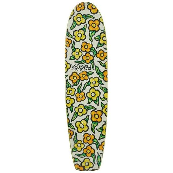 Krooked Skateboards Deluxe Sam Narvaez Flowers Zinger Complete Skateboard 7.75"-Black Sheep Skate Shop