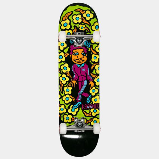 Krooked Skateboards Deluxe Sweatpants Complete Skateboard 8.06"-Black Sheep Skate Shop