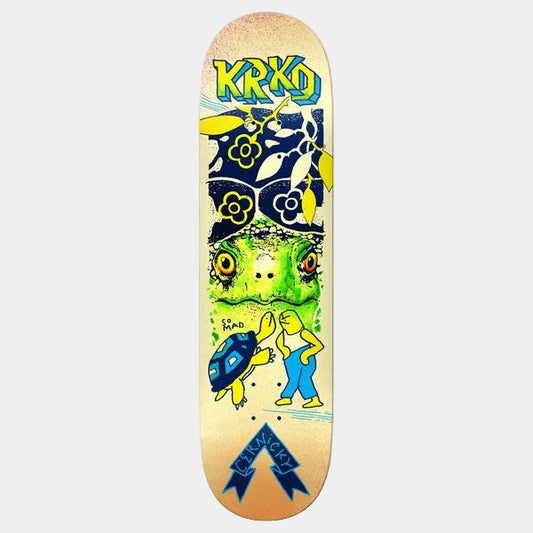 Krooked Skateboards Eddie Cernicky Mad Turtle Deck 8.5" True Fit-Black Sheep Skate Shop
