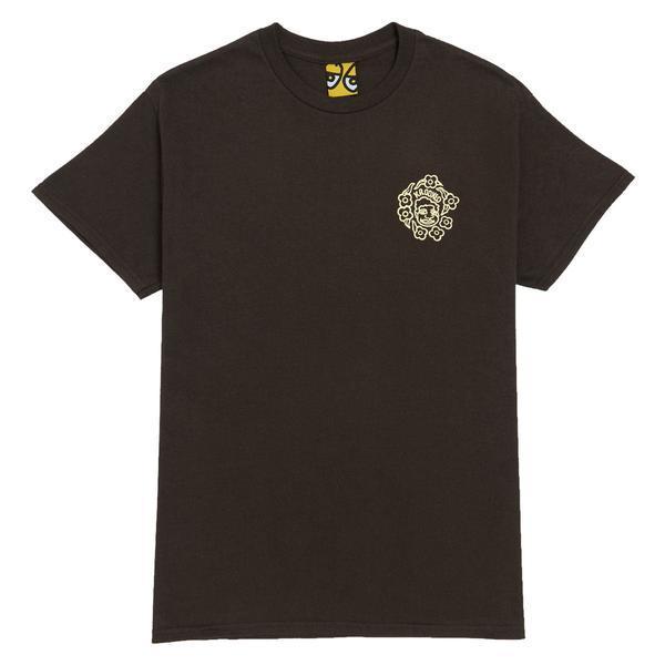 Krooked Skateboards MG T-Shirt Dark Chocolate - Cream-Black Sheep Skate Shop
