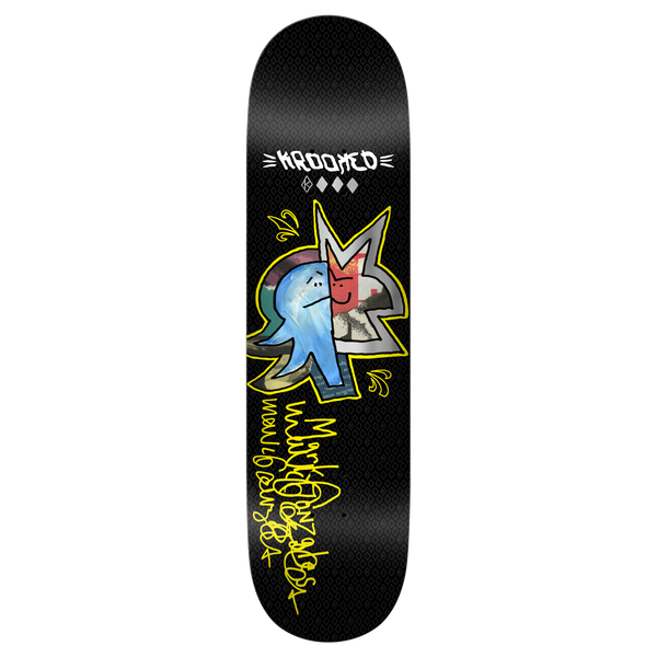 Krooked Skateboards Mark Gonzales Gonz Sig Deck 8.5"-Black Sheep Skate Shop