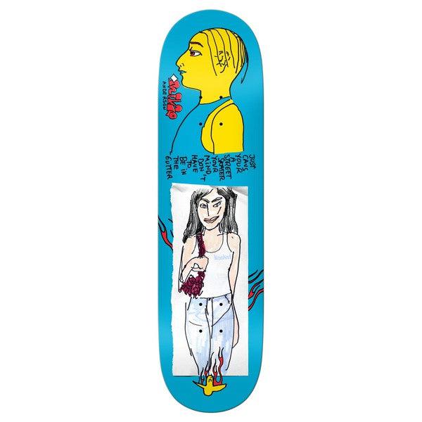 Krooked Skateboards Mike Anderson Just Caus Deck 8.38"-Black Sheep Skate Shop