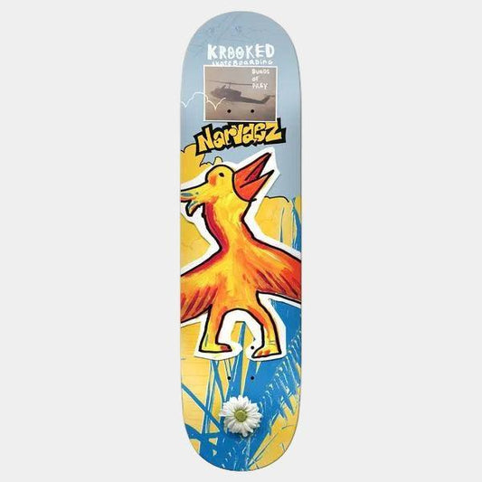 Krooked Skateboards Sam Narvaez Burds Deck 8.38"-Black Sheep Skate Shop