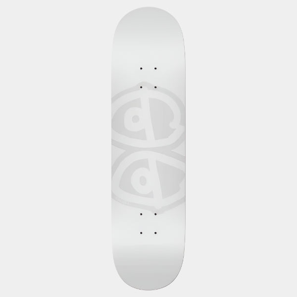 Krooked Skateboards Team Eyes Deck 8.06" White Dip-Black Sheep Skate Shop