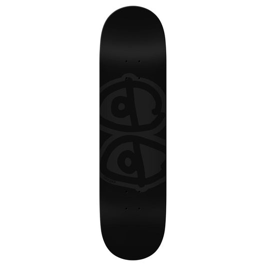 Krooked Skateboards Team Eyes Deck 8.5" Black Dip-Black Sheep Skate Shop