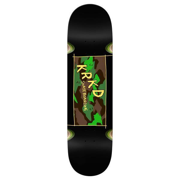 Krooked Skateboards Team Kamo Deck 8.25"-Black Sheep Skate Shop
