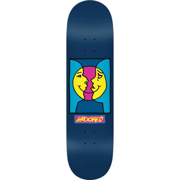 Krooked Skateboards Team Moonsmile Deck 8.25" Navy-Black Sheep Skate Shop