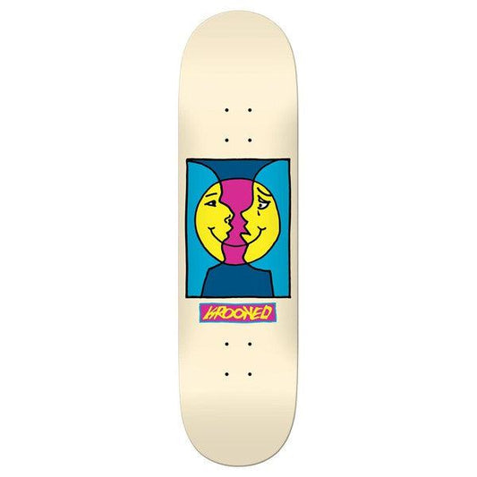 Krooked Skateboards Team Moonsmile Deck 8.38" Cream-Black Sheep Skate Shop