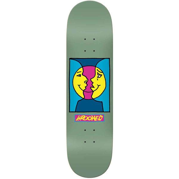 Krooked Skateboards Team Moonsmile Deck 8.5" Sage-Black Sheep Skate Shop