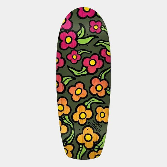 Krooked Skateboards Team Zogger Wildstyle Flowers Deck 10.75"-Black Sheep Skate Shop