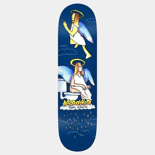 Krooked Skateboards Tom Knox Angel Deck 8.5"-Black Sheep Skate Shop