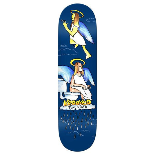 Krooked Skateboards Tom Knox Angel Deck 8.5"-Black Sheep Skate Shop