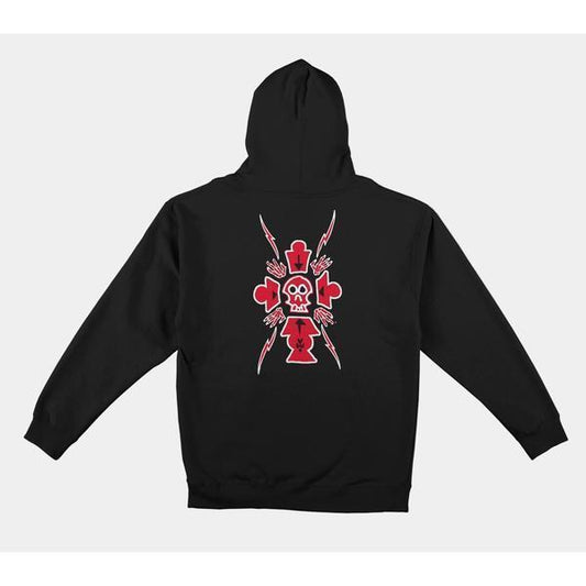 Krooked Skateboards VW Hoody Black - Red - White-Black Sheep Skate Shop