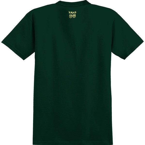 Krooked Skateboards Your Good T-Shirt Forest Green-Black Sheep Skate Shop