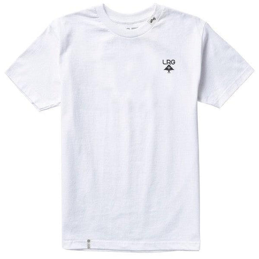 LRG Clothing Plus Logo T-Shirt White-Black Sheep Skate Shop