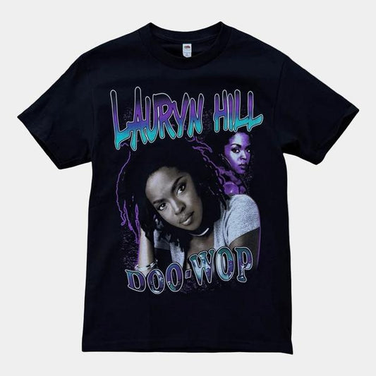 Lauryn Hill Doo-Wop T-Shirt Black-Black Sheep Skate Shop