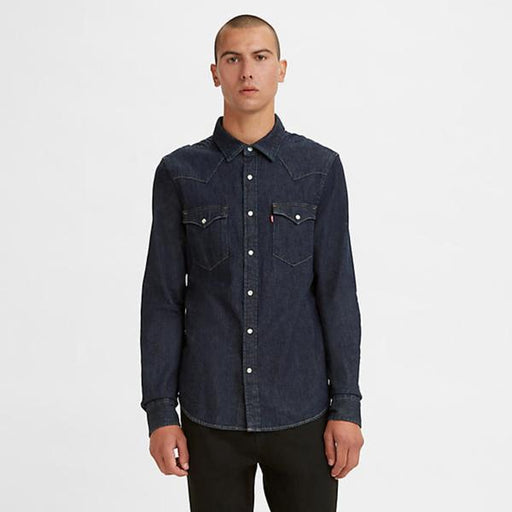 Levi's Classic Western Standard Long Sleeve Shirt Red Cast Rinse-Black Sheep Skate Shop