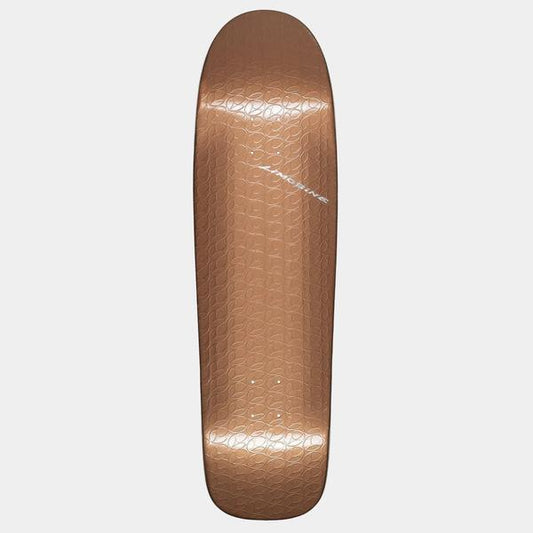 Limosine Skateboards Shaped Board 1 Brown Metallic Deck 9.0"-Black Sheep Skate Shop