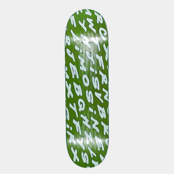 Limosine Skateboards Sharpie Crossword Slick Bottom Deck 8.25