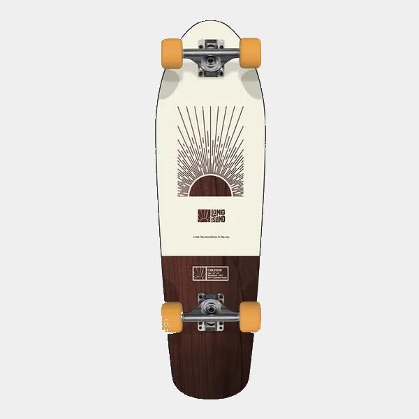 Long Island Dawn Kicktail Longboard Complete 9" x 31"-Black Sheep Skate Shop