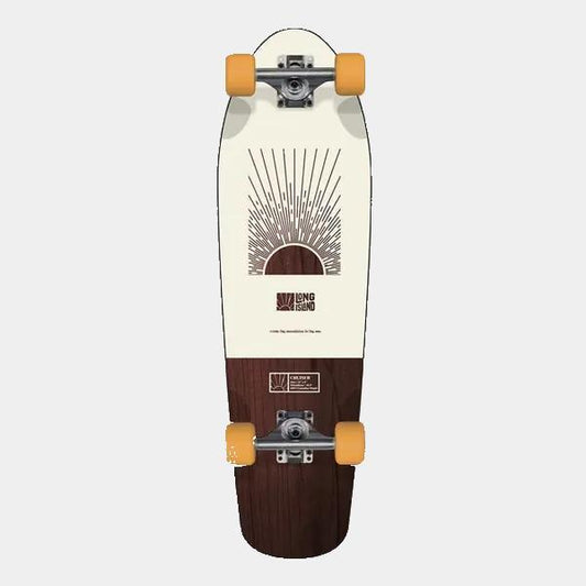 Long Island Dawn Kicktail Longboard Complete 9" x 31"-Black Sheep Skate Shop