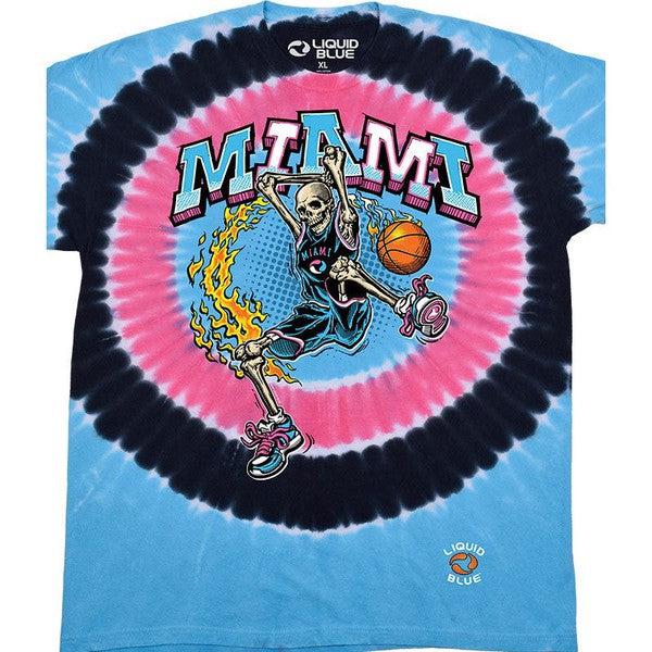 Miami Slam Dunk T-Shirt Multi Tie Dye-Black Sheep Skate Shop