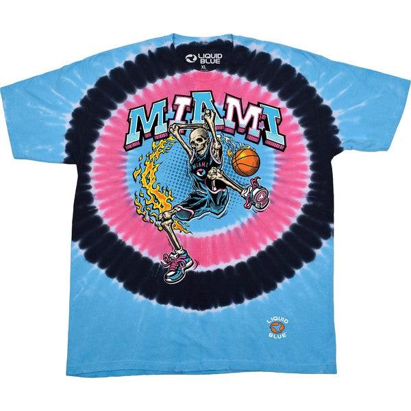 Miami Slam Dunk T-Shirt Multi Tie Dye-Black Sheep Skate Shop