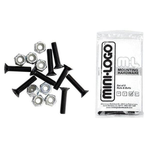 Mini-Logo Hardware 1.25" Phillips Bolts-Black Sheep Skate Shop