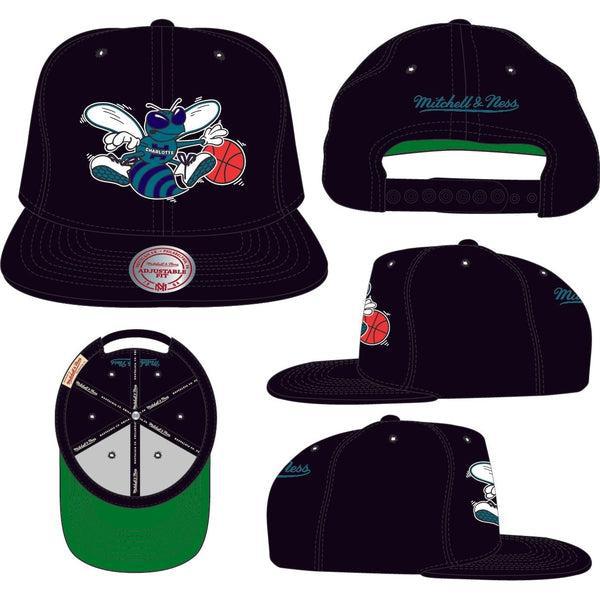 Mitchell & Ness x NBA Bulls Glow Black Snapback Hat
