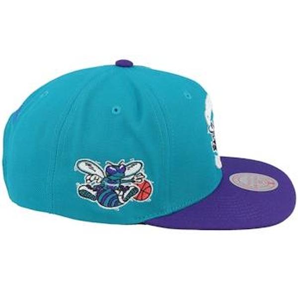 Mitchell & Ness Charlotte Hornet Side Core 2.0 HWC Snapback Purple