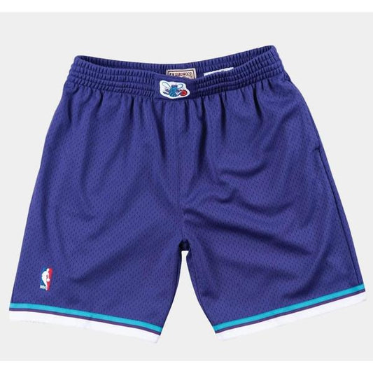 Mitchell & Ness Charlotte Hornets 1994-95 Authentic Swingman Alternate Shorts Purple-Black Sheep Skate Shop