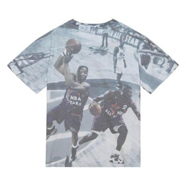 Mitchell & Ness Charlotte Hornets Above The Rim Sublimated Tee-Black Sheep Skate Shop