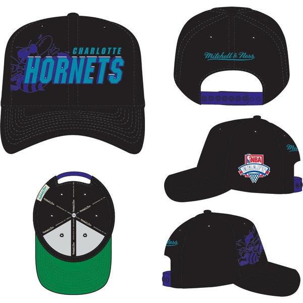 Charlotte Hornets Gray Heathered 2.0 Mitchell & Ness Snapback Hat