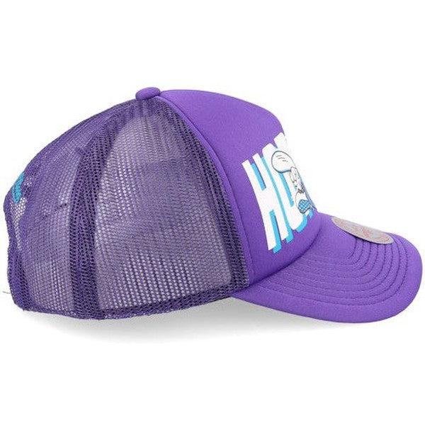 Mitchell & Ness Charlotte Hornets Billboard Retro Trucker HWC Snapback Hat-Black Sheep Skate Shop