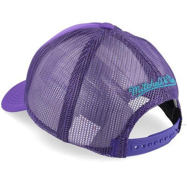 Mitchell & Ness Charlotte Hornets Billboard Retro Trucker HWC Snapback Hat-Black Sheep Skate Shop