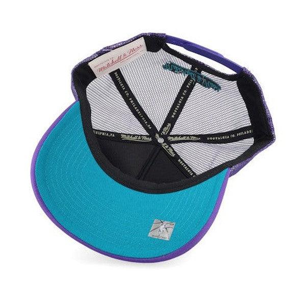 Mitchell & Ness Charlotte Hornets Billboard Retro Trucker HWC Snapback Hat-Black Sheep Skate Shop