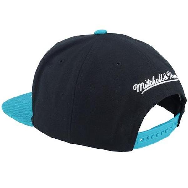 Mitchell & Ness Charlotte Hornets Circle Splash HWC Snapback Hat Black - Teal-Black Sheep Skate Shop