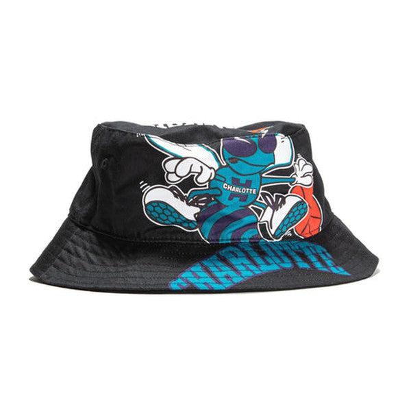 Mitchell & Ness Charlotte Hornets Cut Up Bucket HWC Hat-Black Sheep Skate Shop