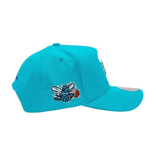 Mitchell & Ness Charlotte Hornets Double Clutch Pro HWC Snapback Hat Teal-Black Sheep Skate Shop