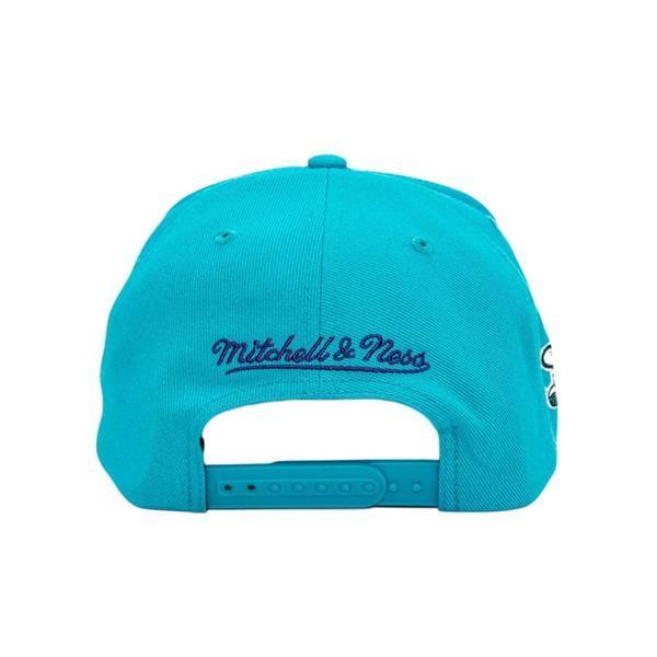Mitchell & Ness Charlotte Hornets Double Clutch Pro HWC Snapback Hat Teal-Black Sheep Skate Shop
